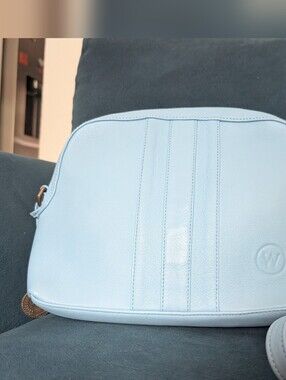 Wanderers Travel Co The Bellagio Crossbody - Sky Blue - Excellent Condition